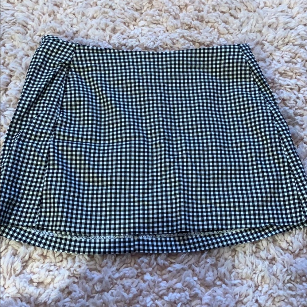 Checkered skirt